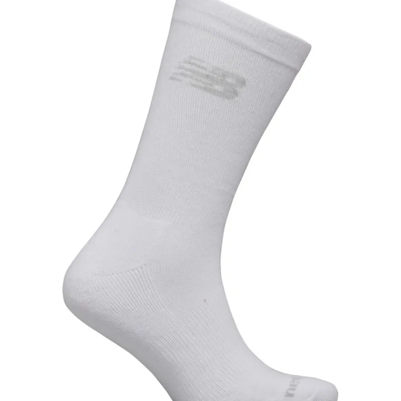Best New Balance Tre par pudeforstærkede sokker Hvid