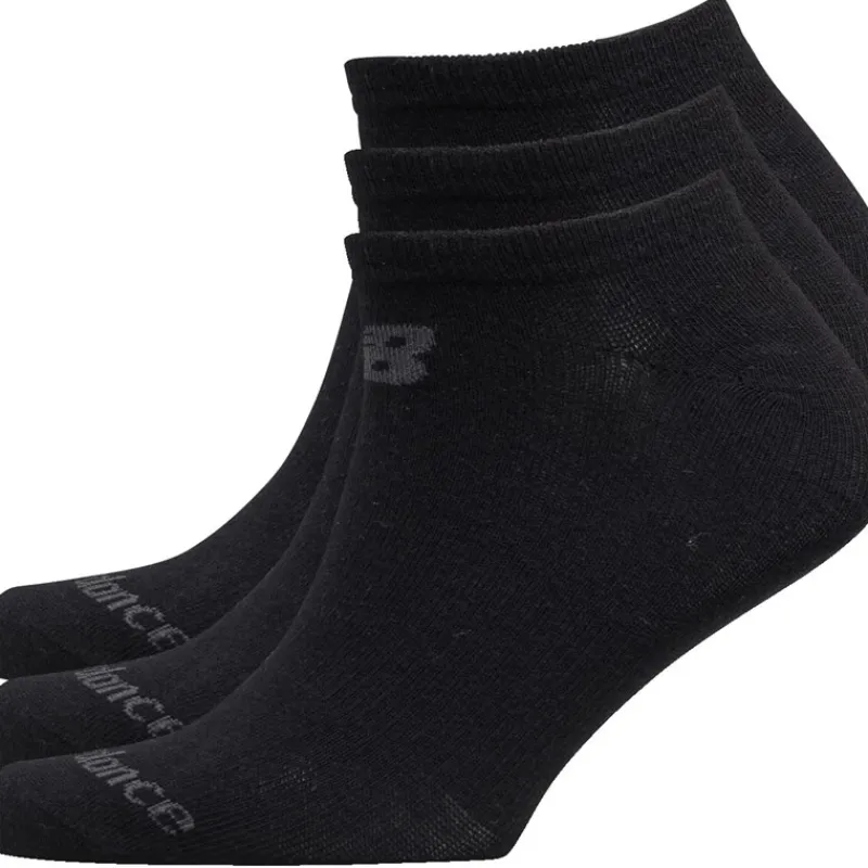 Outlet New Balance Tre par Usynlige Strømper Sort
