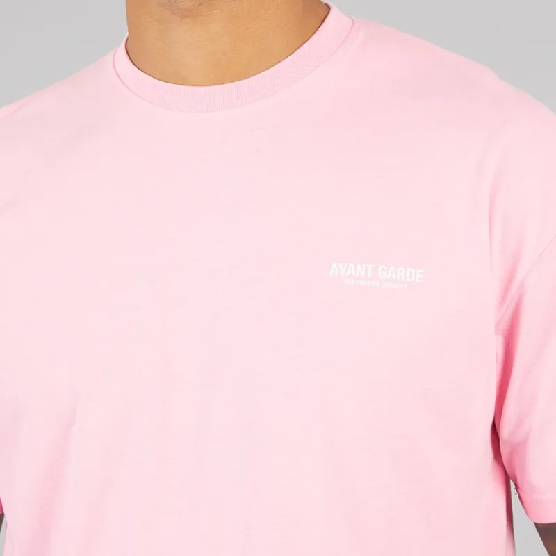 New Avant Garde T-shirt til Herre Bubblegum Pink Candy-lyserød
