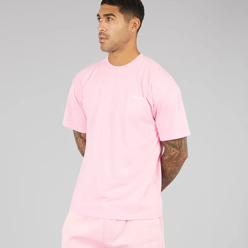 New Avant Garde T-shirt til Herre Bubblegum Pink Candy-lyserød