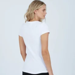 Online Bench T-shirt Wildheart til Kvinder Hvid