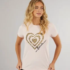 Discount Bench T-shirt Wildheart Lotus Pink til kvinder Bleg Lyserød