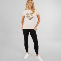Discount Bench T-shirt Wildheart Lotus Pink til kvinder Bleg Lyserød