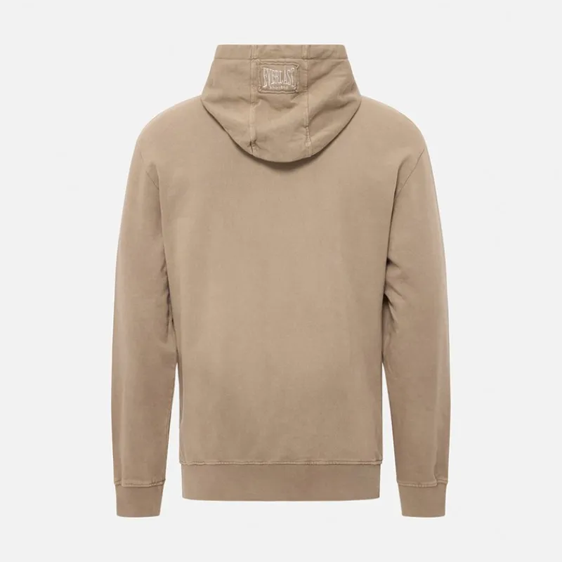 Outlet Everlast Vasket broderet hættetrøje Fossil Brun