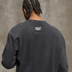 Best Everlast Vasket logo sweatshirt skønhed Sort