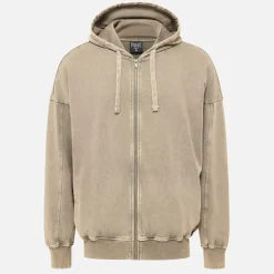 Sale Everlast Vasket Oversized Hættetrøje Fossil Brun